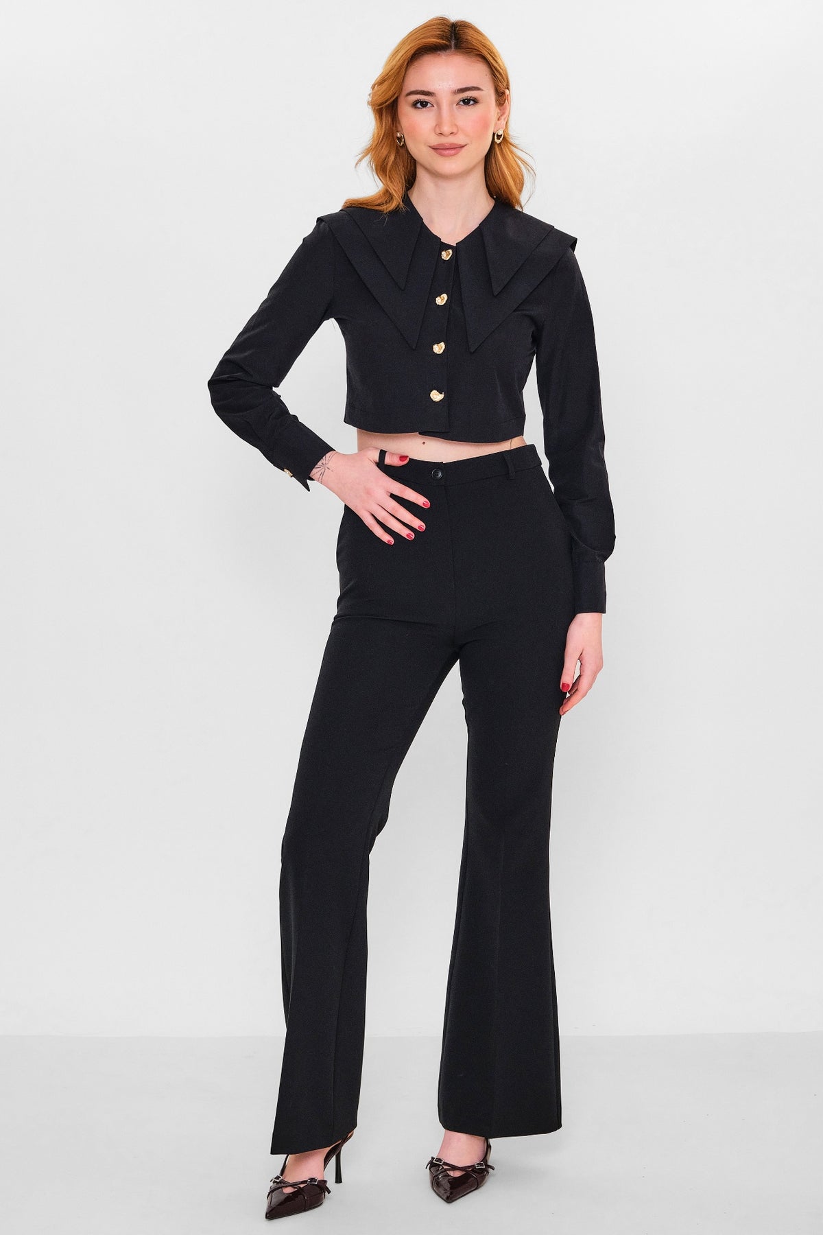 Mamulier - Plus Size Shirt (MML26Y7007) - 8690200143175