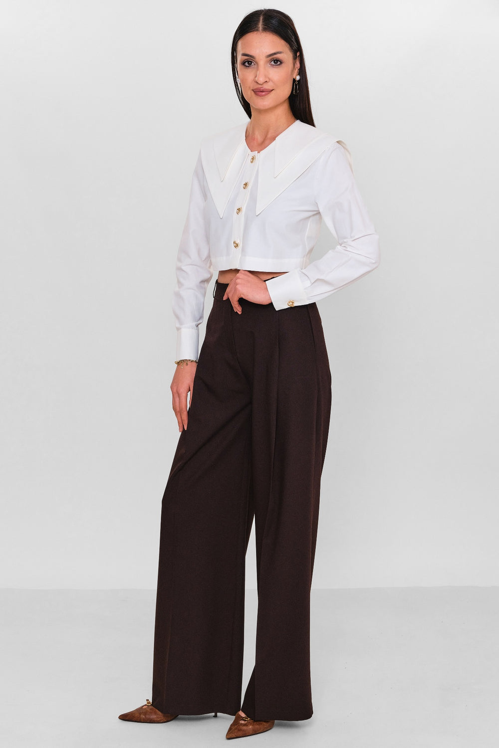 Mamulier - Plus Size Shirt (MML26Y7007) - 8690200143182