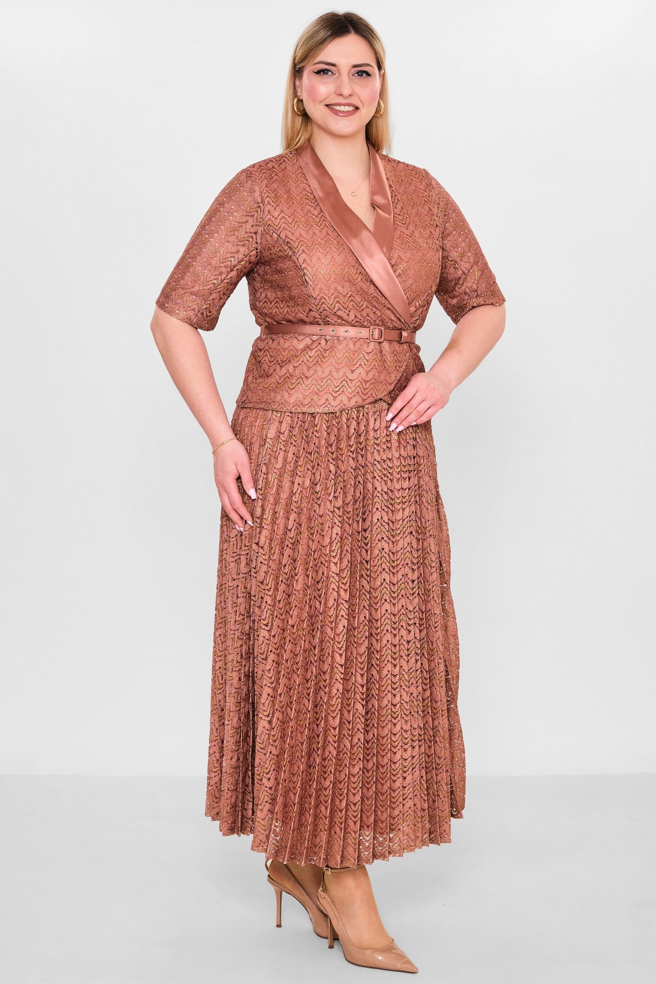 Myraang - Plus Size Suit (MRG26Y08-8460) - 8690200143212