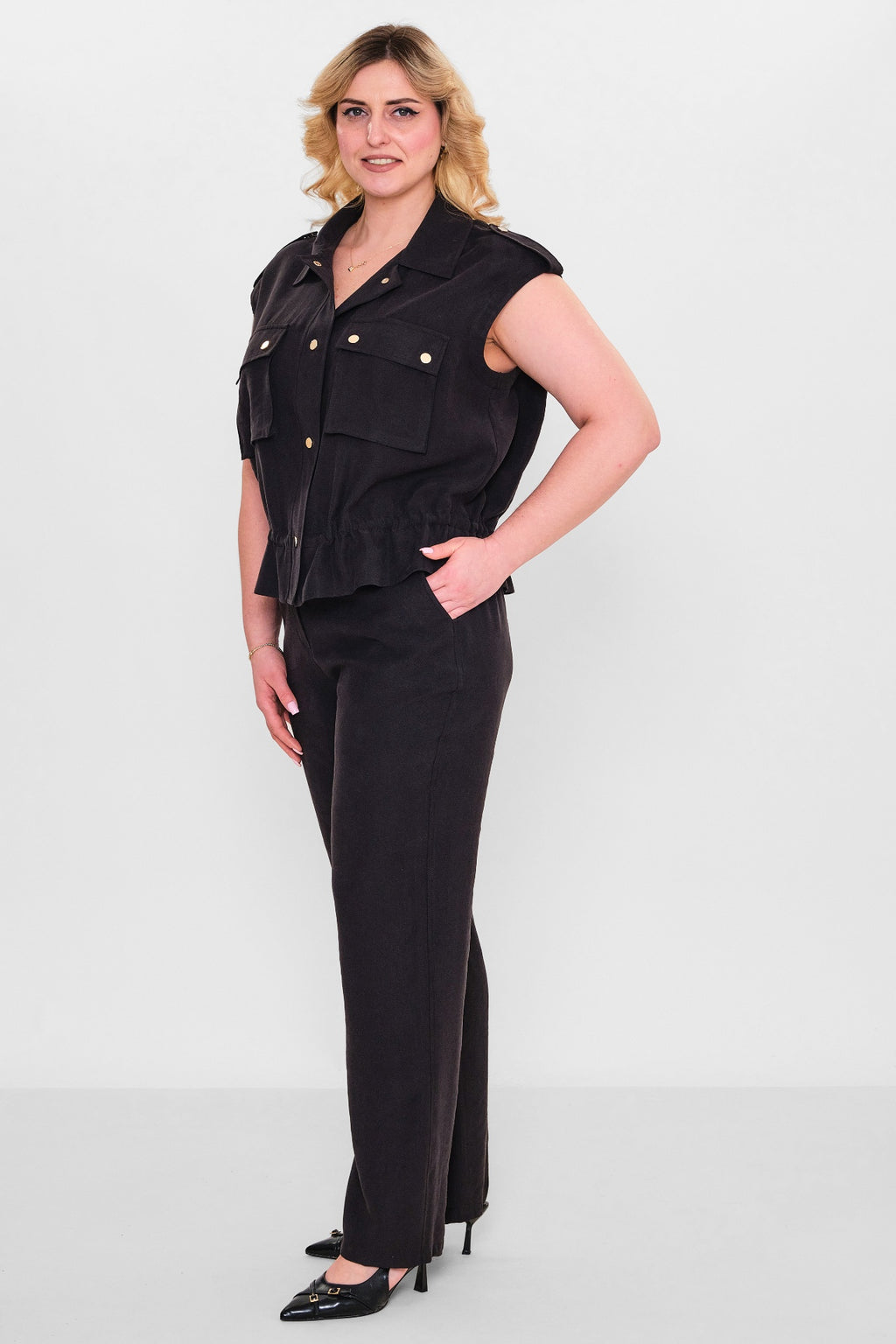 Laluce - Plus Size Trousers (L2.Y26.PNT.2P224) - 8690200143380