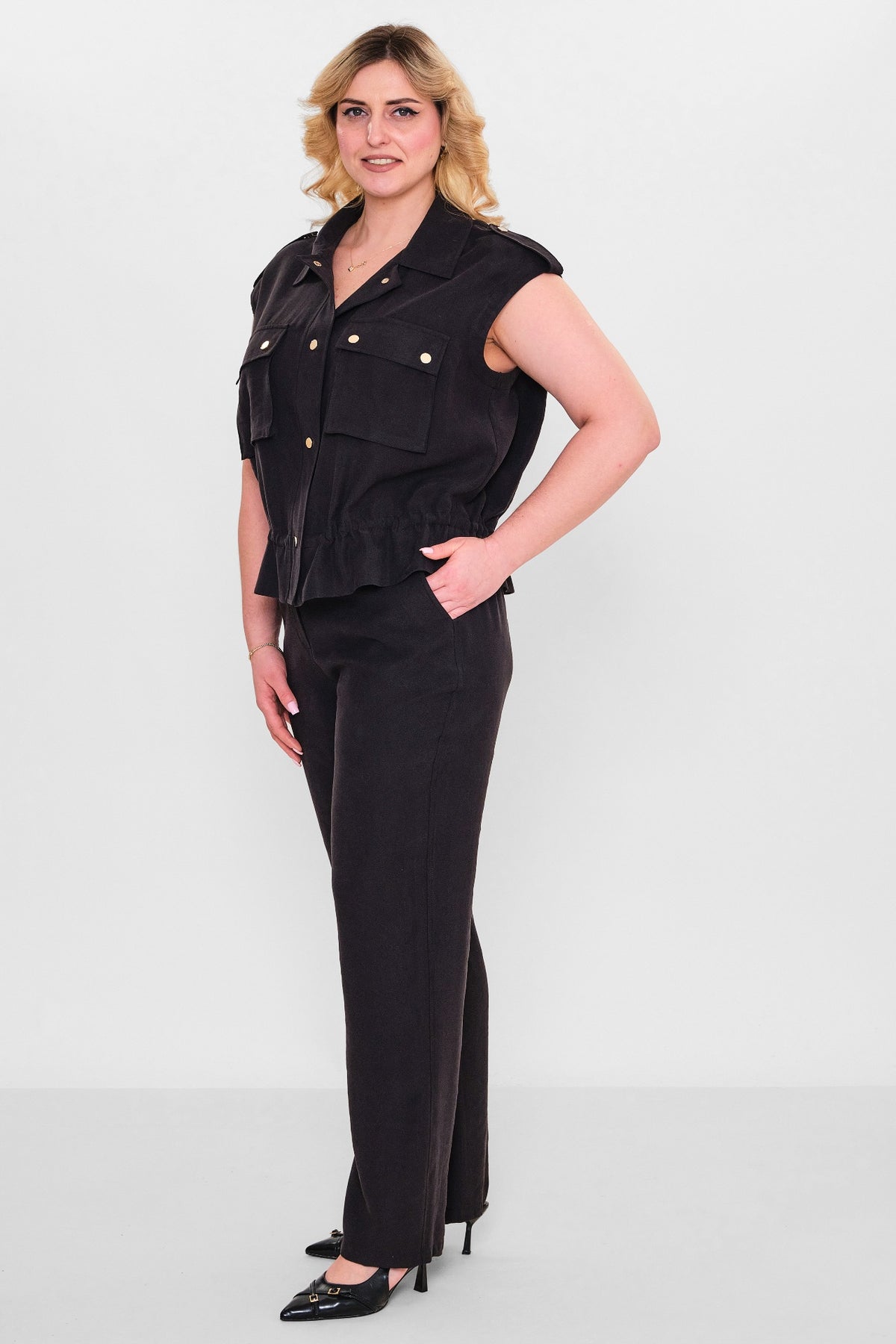 Laluce - Plus Size Trousers (L2.Y26.PNT.2P224) - 8690200143380