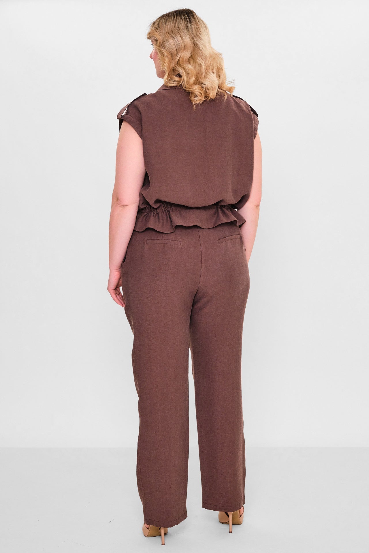 Laluce - Plus Size Trousers (L2.Y26.PNT.2P224) - 8690200143403