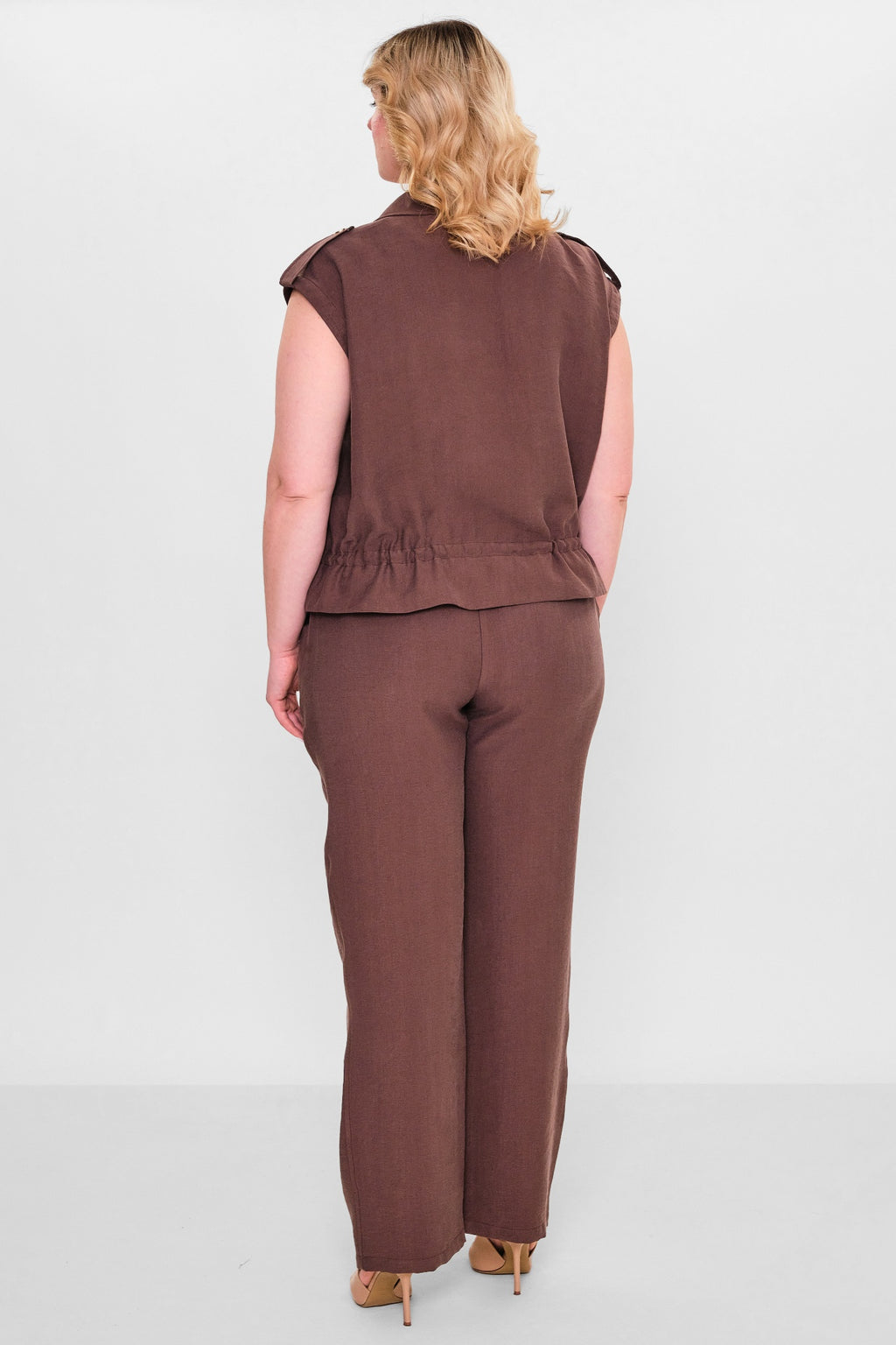 Laluce - Plus Size Waistcoat (L2.Y26.YK.2Y14) - 8690200143441
