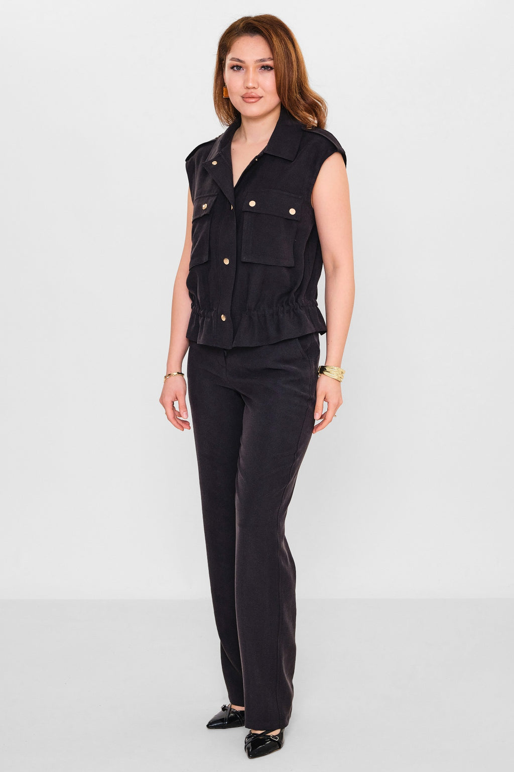 Qm - Plus Size Waistcoat (QM.Y26.TK.QY24) - 8690200143540