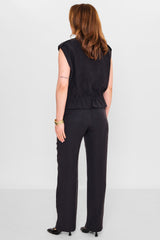 Qm - Plus Size Waistcoat (QM.Y26.TK.QY24) - 8690200143540