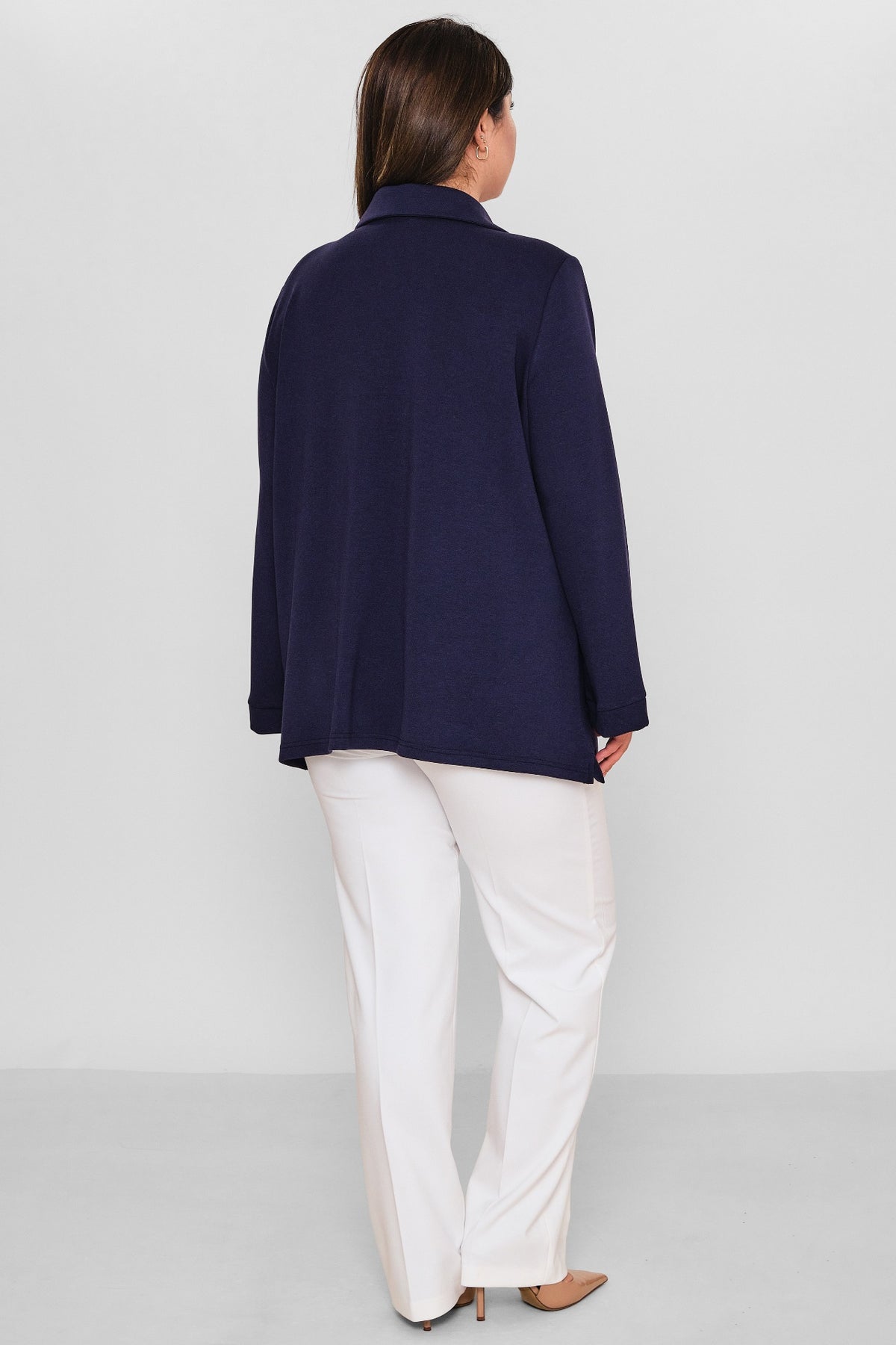 Kifayet - Extended Plus Size Shirt (KFY26Y23706-01) - 8690200143618