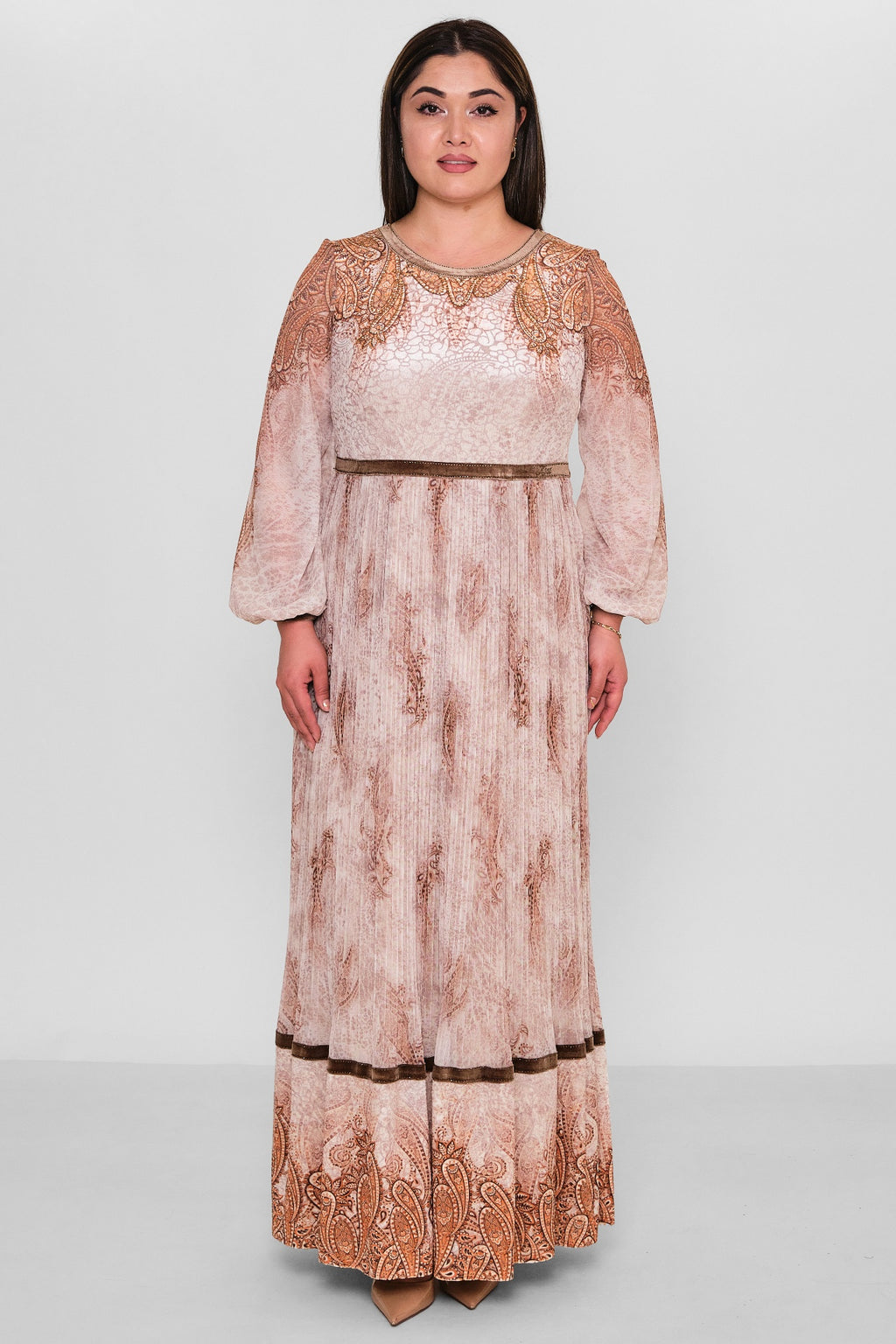 Ksas - Plus Size Dress (KSAS32404) - 8690200143649