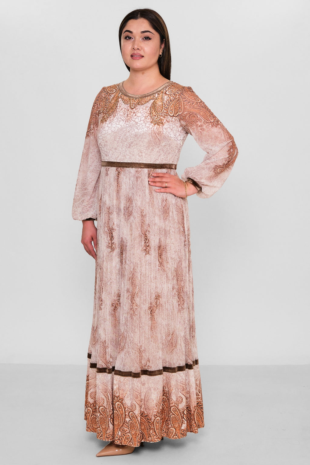 Ksas - Plus Size Dress (KSAS32404) - 8690200143649