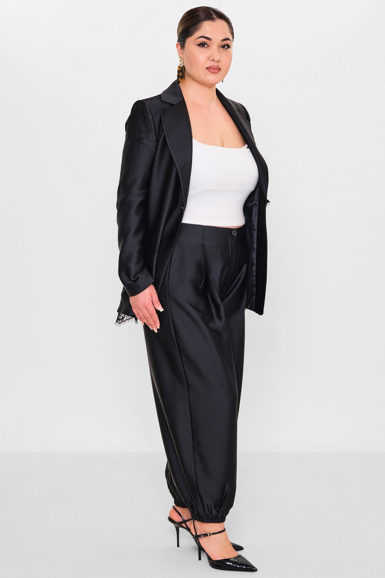 Fi̇more - Plus Size Trousers (FMR26Y2842-18) - 8690200143717