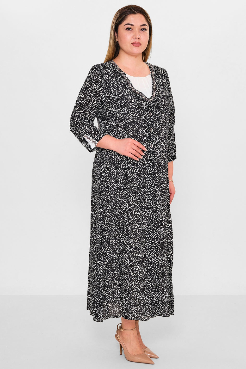 Gumanize - Plus Size Dress (GMZ2026-92-7802) - 8690200144004