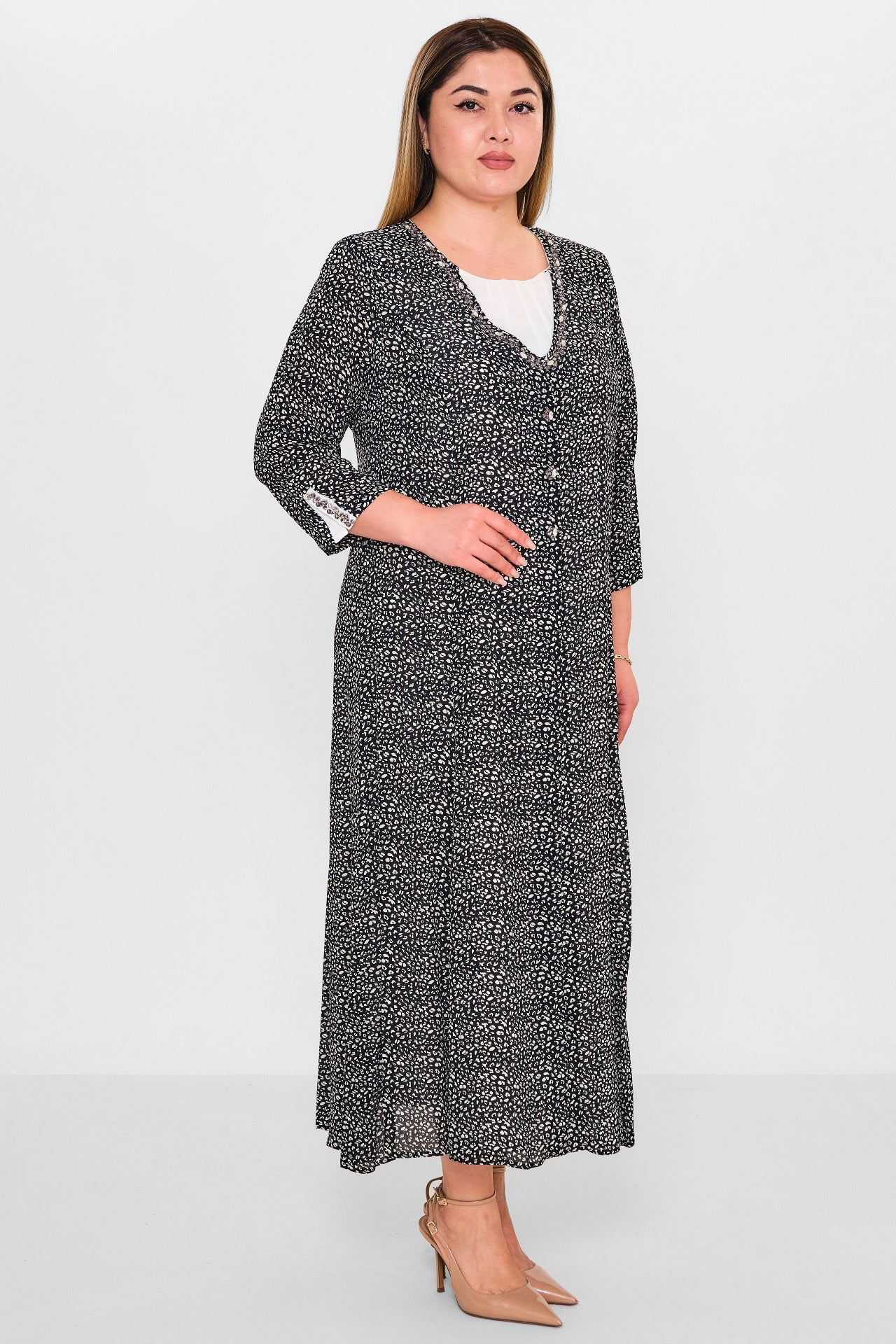 Gumanize - Plus Size Dress (GMZ2026-92-7802) - 8690200144004