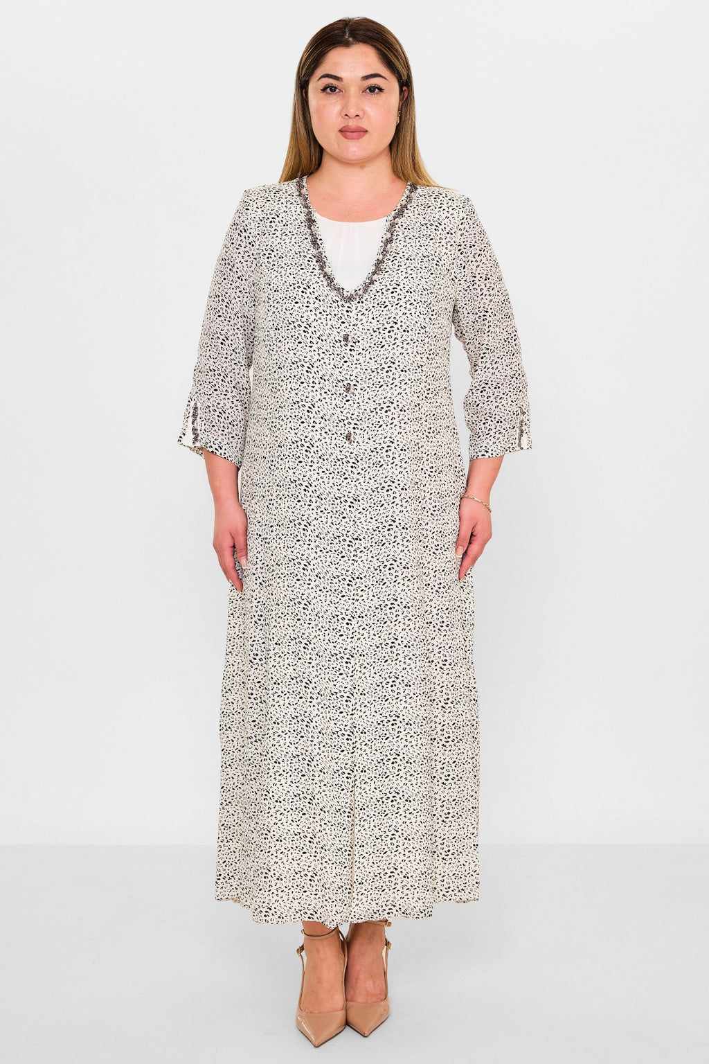Gumanize - Plus Size Dress (GMZ2026-92-7802) - 8690200144011