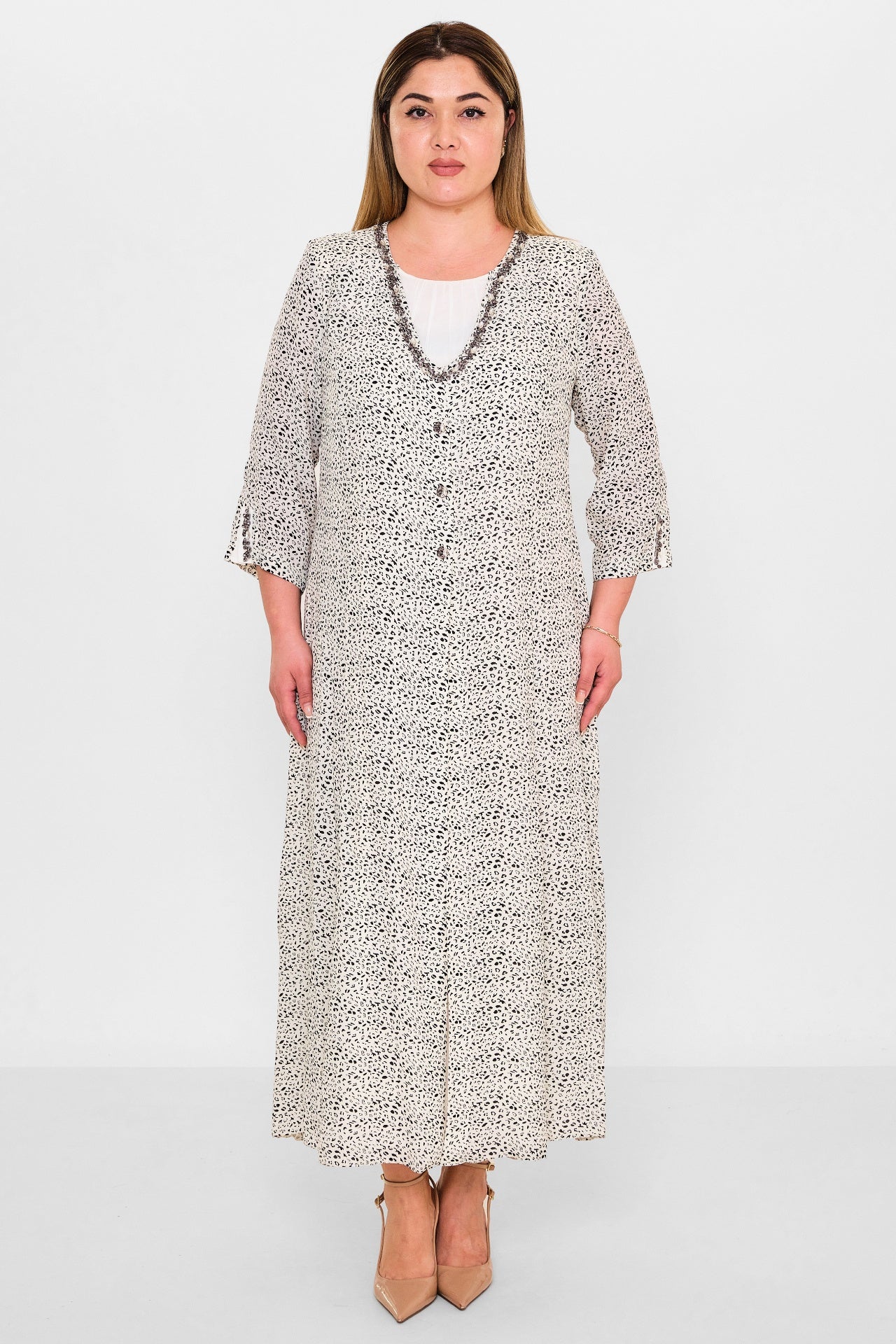 Gumanize - Plus Size Dress (GMZ2026-92-7802) - 8690200144011