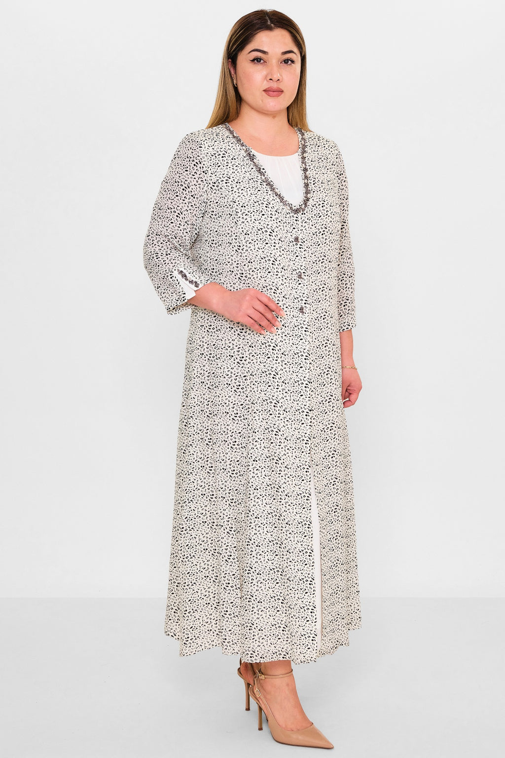 Gumanize - Plus Size Dress (GMZ2026-92-7802) - 8690200144011