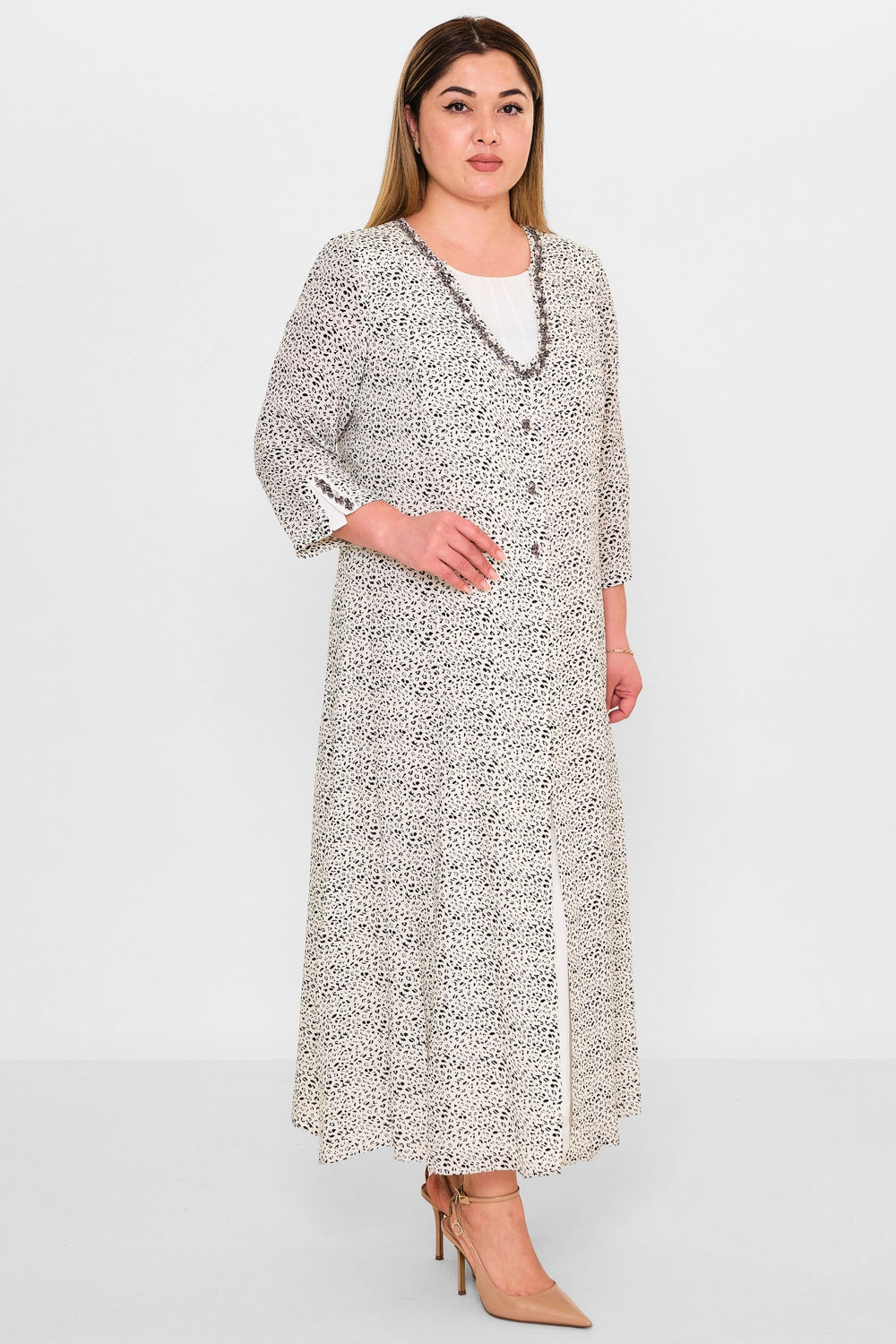 Gumanize - Plus Size Dress (GMZ2026-92-7802) - 8690200144011