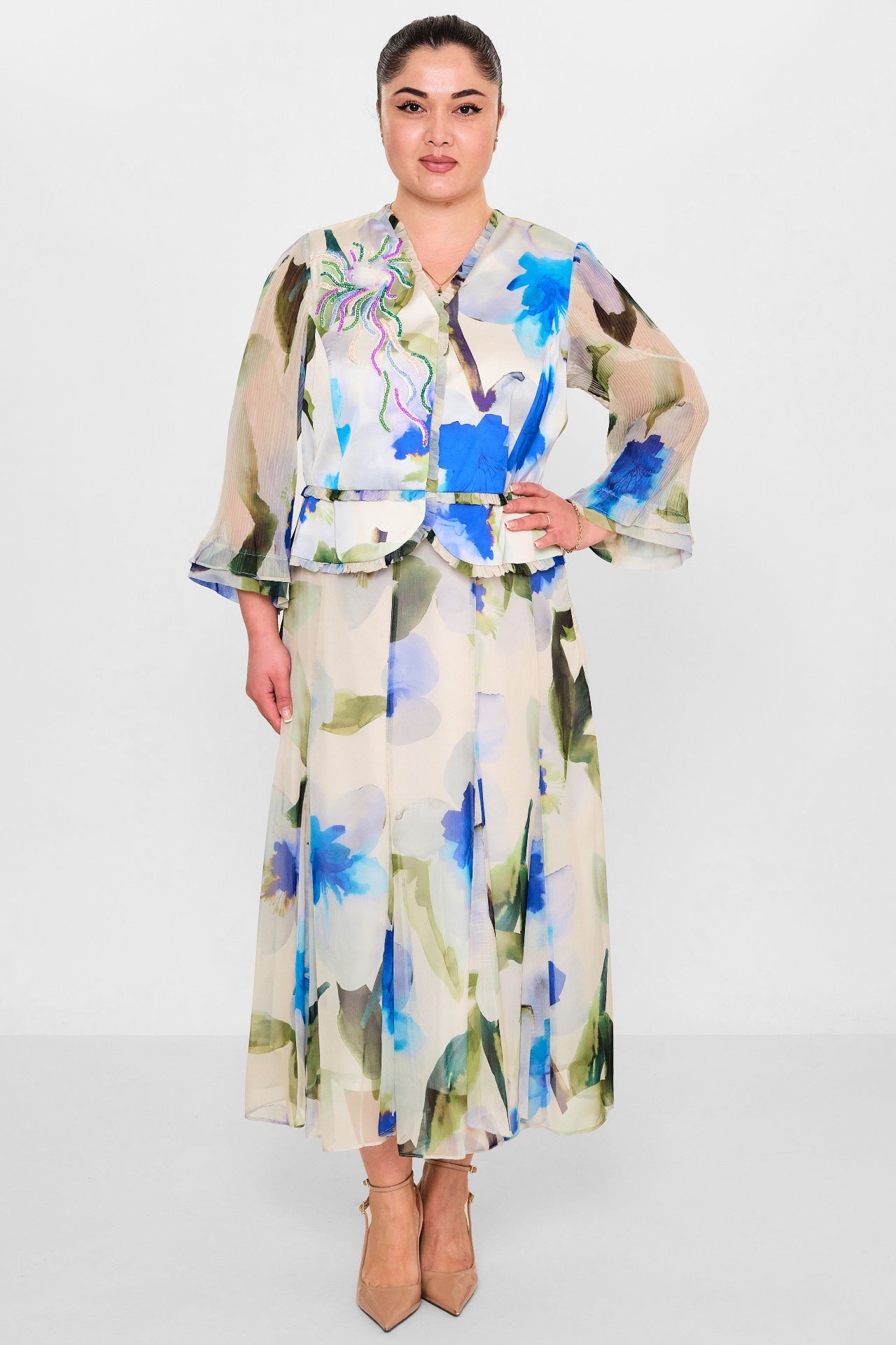 Gumanize - Plus Size Dress (GMZ2025-499-7531) - 8690200144035