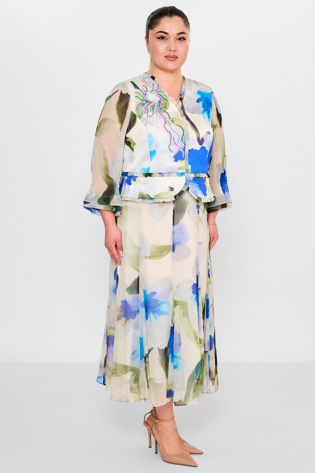 Gumanize - Plus Size Dress (GMZ2025-499-7531) - 8690200144035