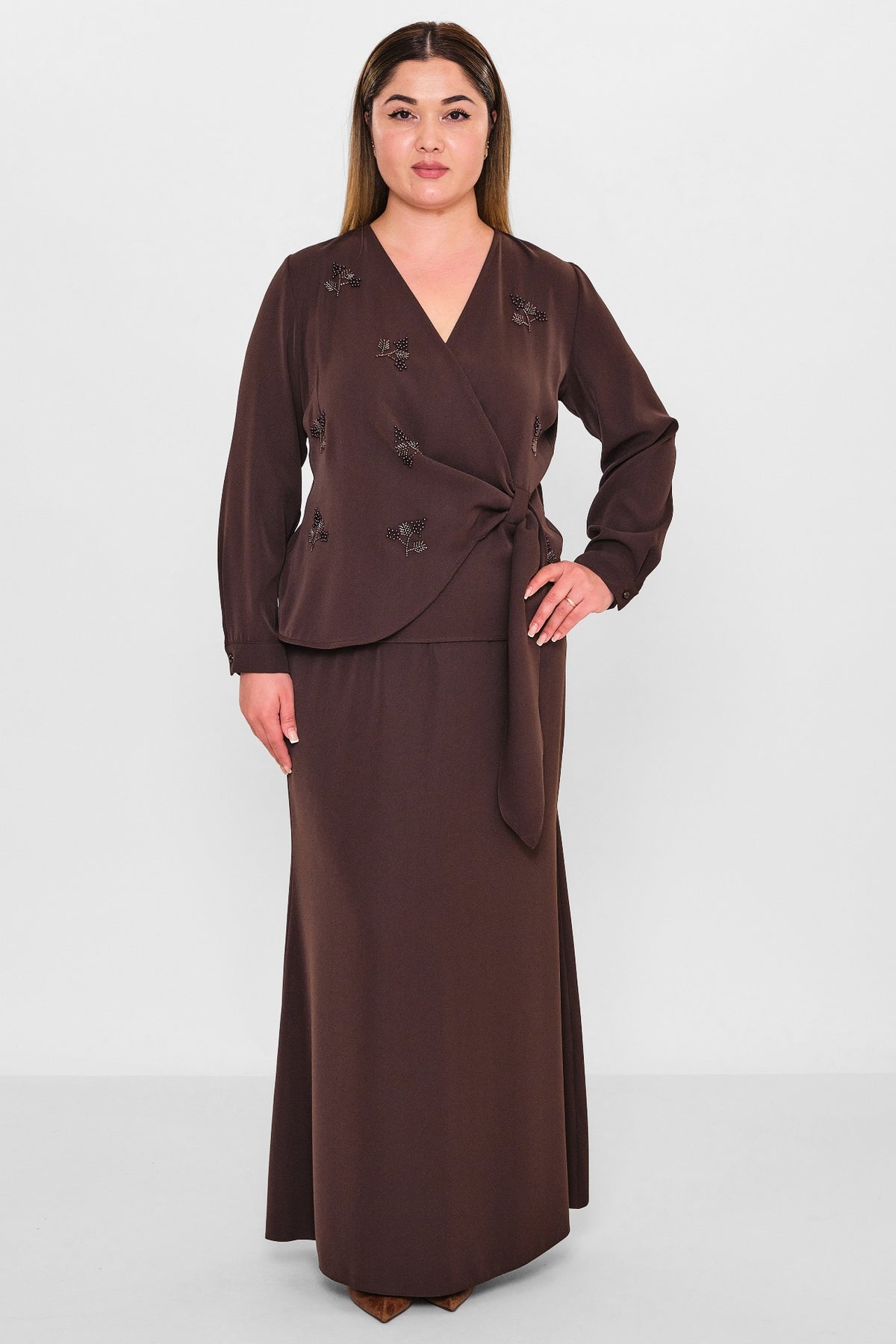Dress port - Plus Size Suit (DSP26Y3440) - 8690200144103