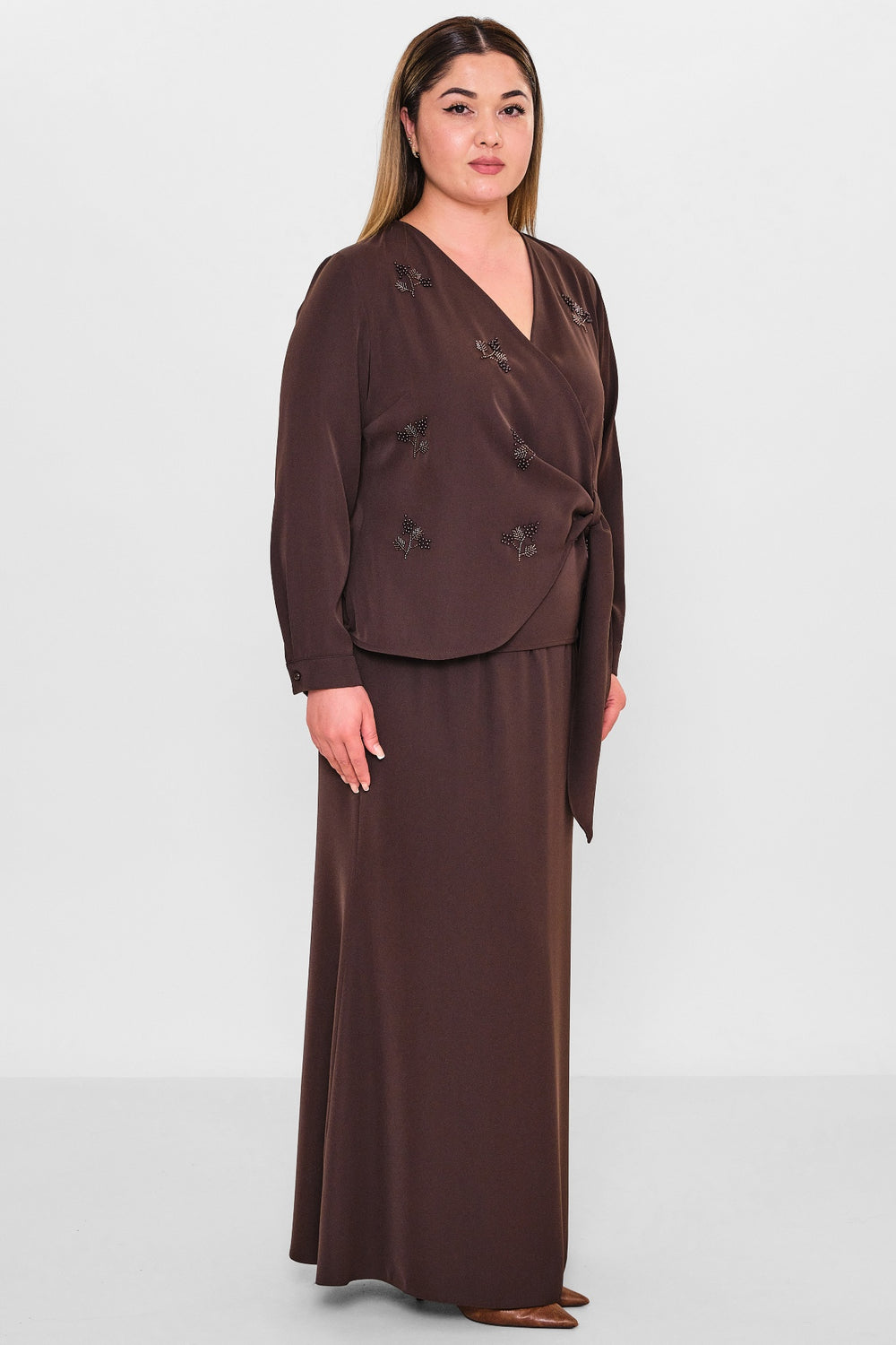 Dress port - Plus Size Suit (DSP26Y3440) - 8690200144103