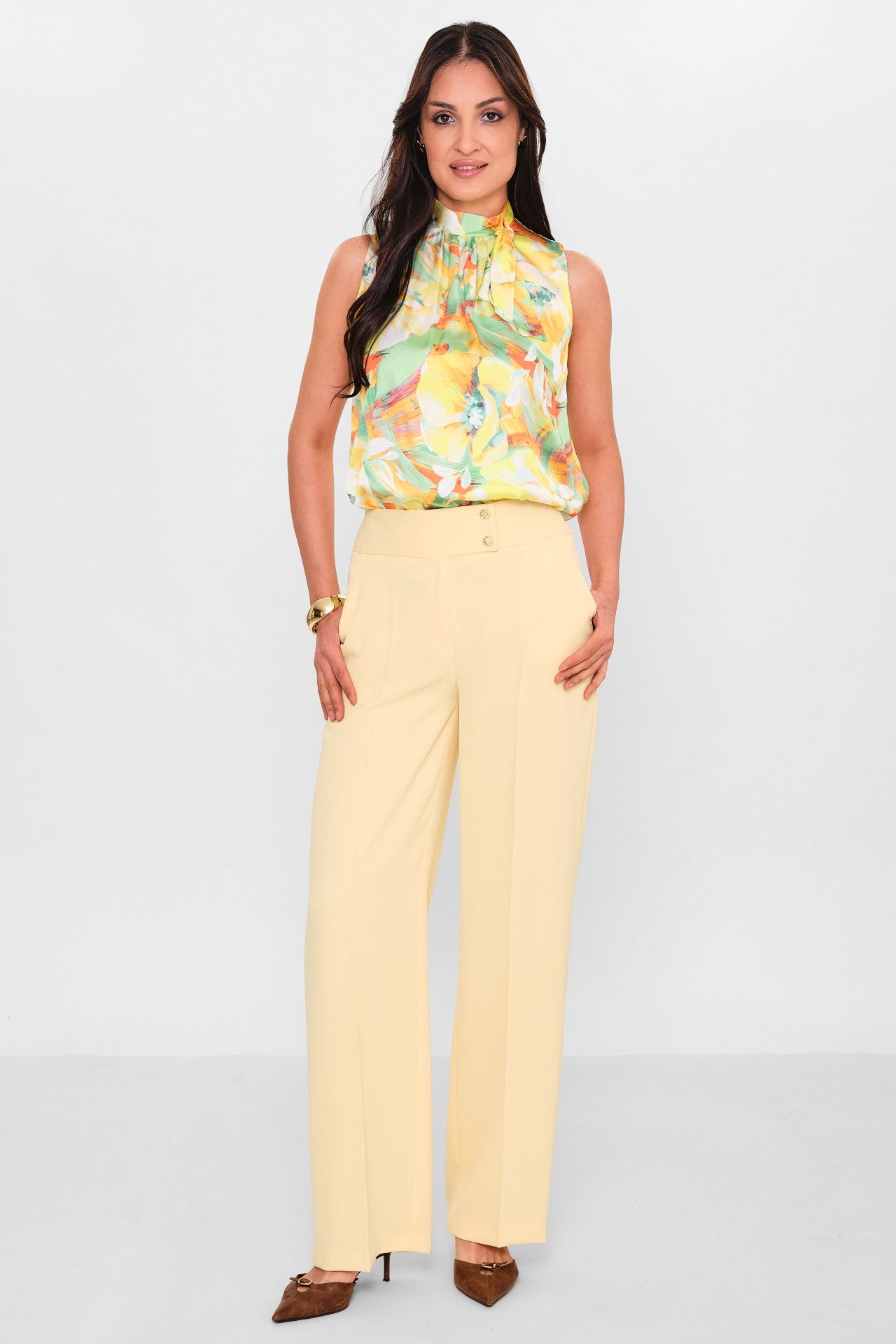 Selen - Plus Size Trousers (SLN26Y31890) - 8690200144110