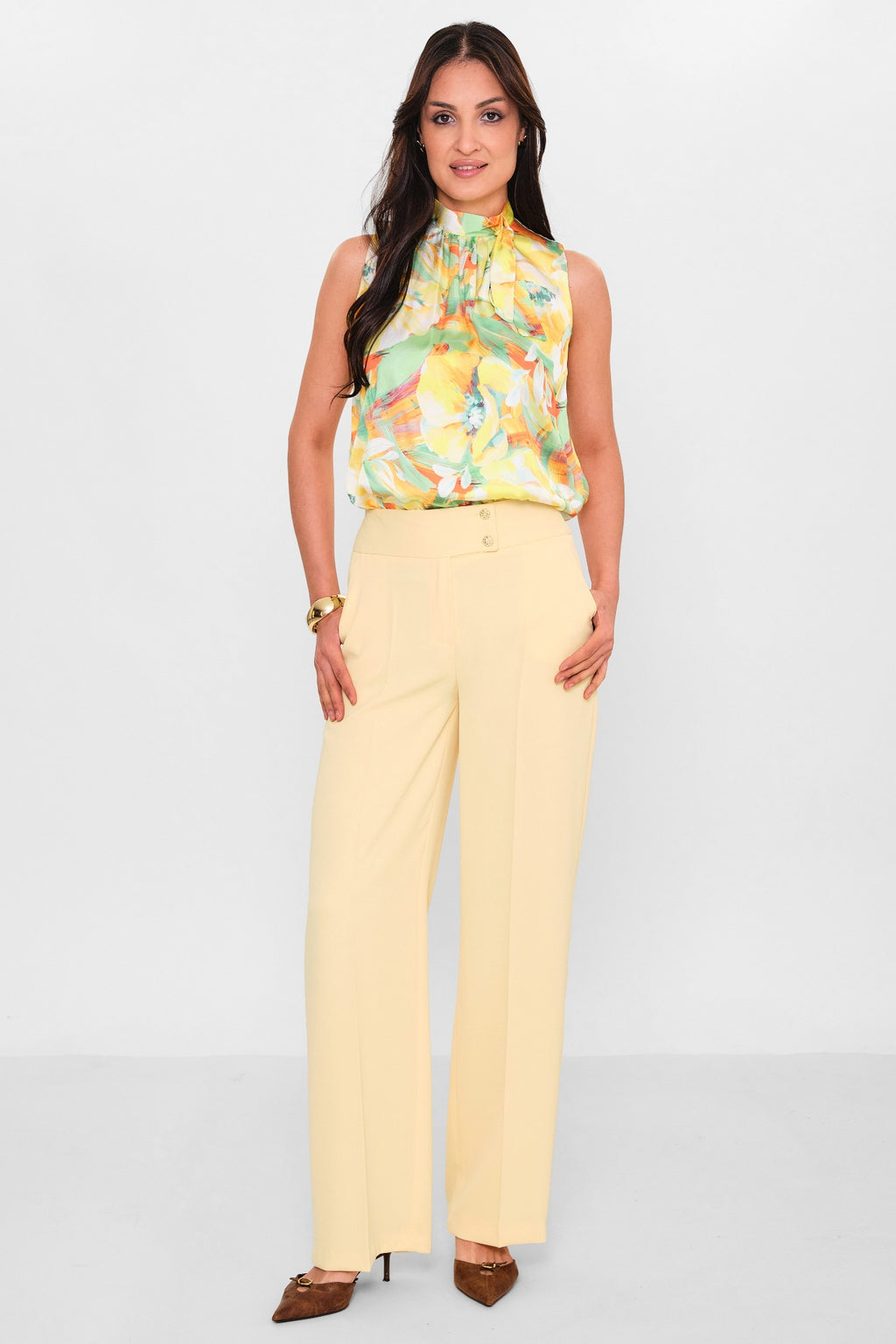 Selen - Plus Size Trousers (SLN26Y31890) - 8690200144110