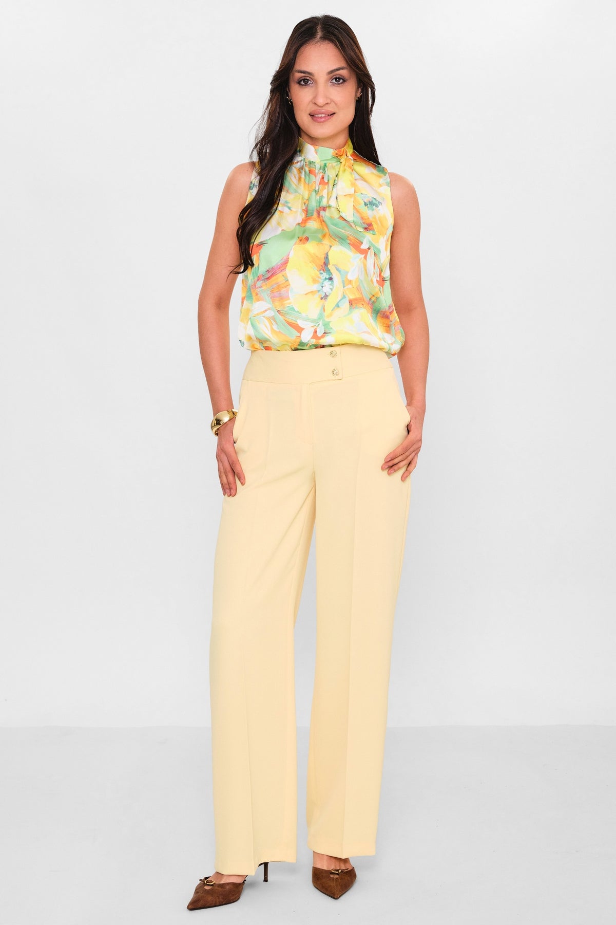 Selen - Plus Size Trousers (SLN26Y31890) - 8690200144110