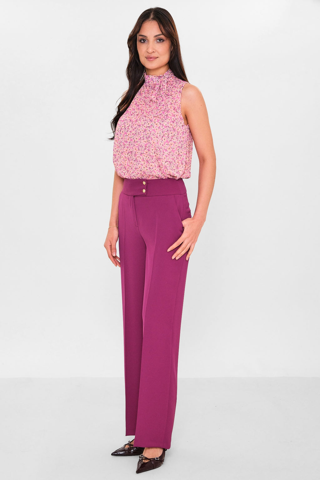 Selen - Plus Size Trousers (SLN26Y31890) - 8690200144127