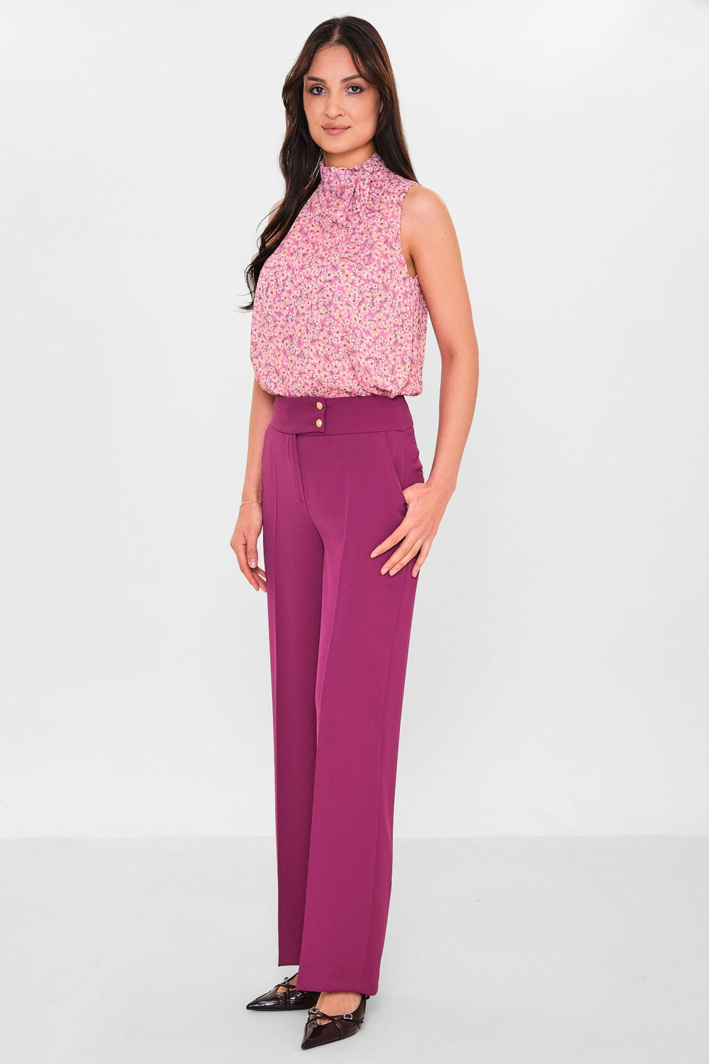 Selen - Plus Size Trousers (SLN26Y31890) - 8690200144127
