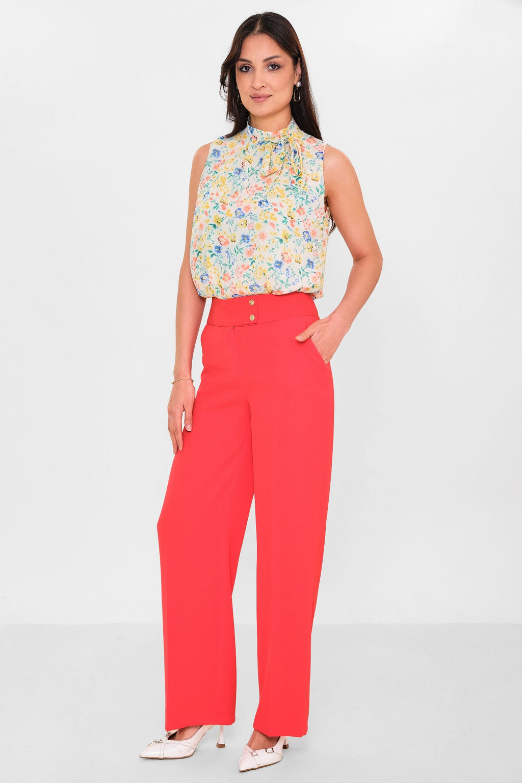 Selen - Plus Size Trousers (SLN26Y31890) - 8690200144134