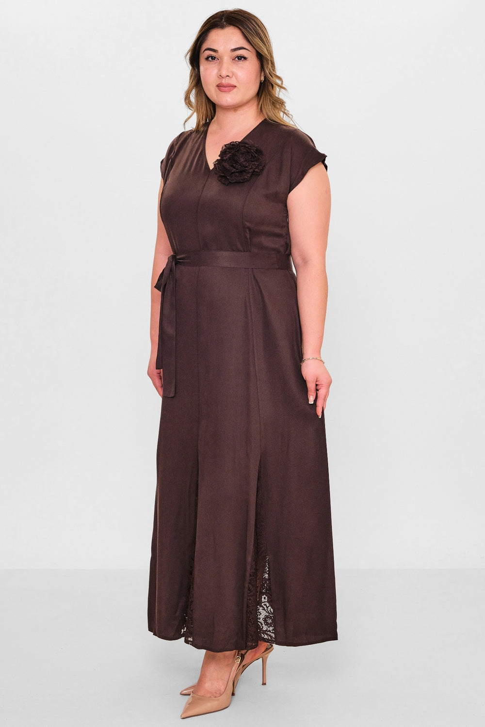 Dress port - Plus Size Dress (DSP26Y5734) - 8690200144554