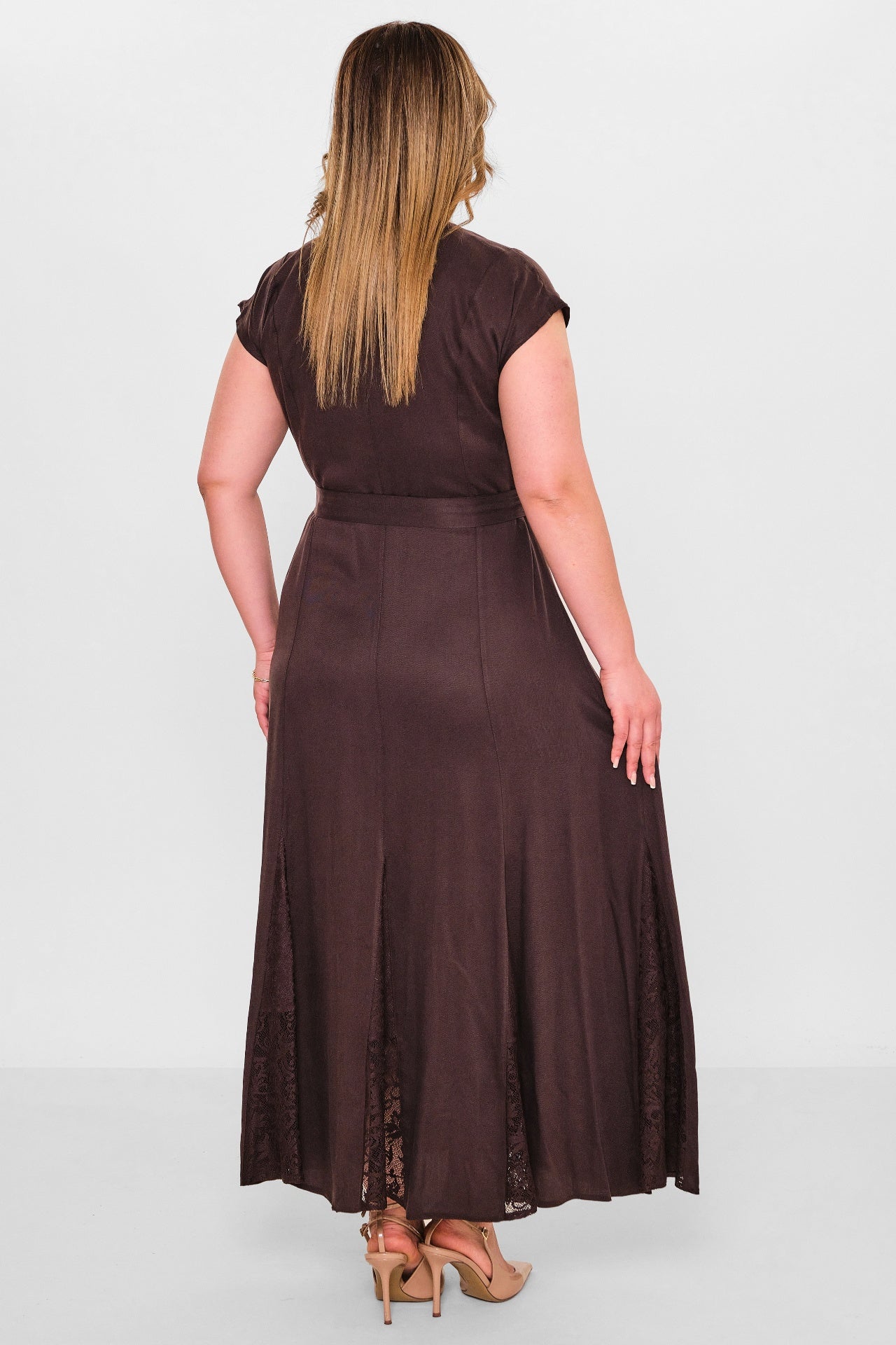 Dress port - Plus Size Dress (DSP26Y5734) - 8690200144554