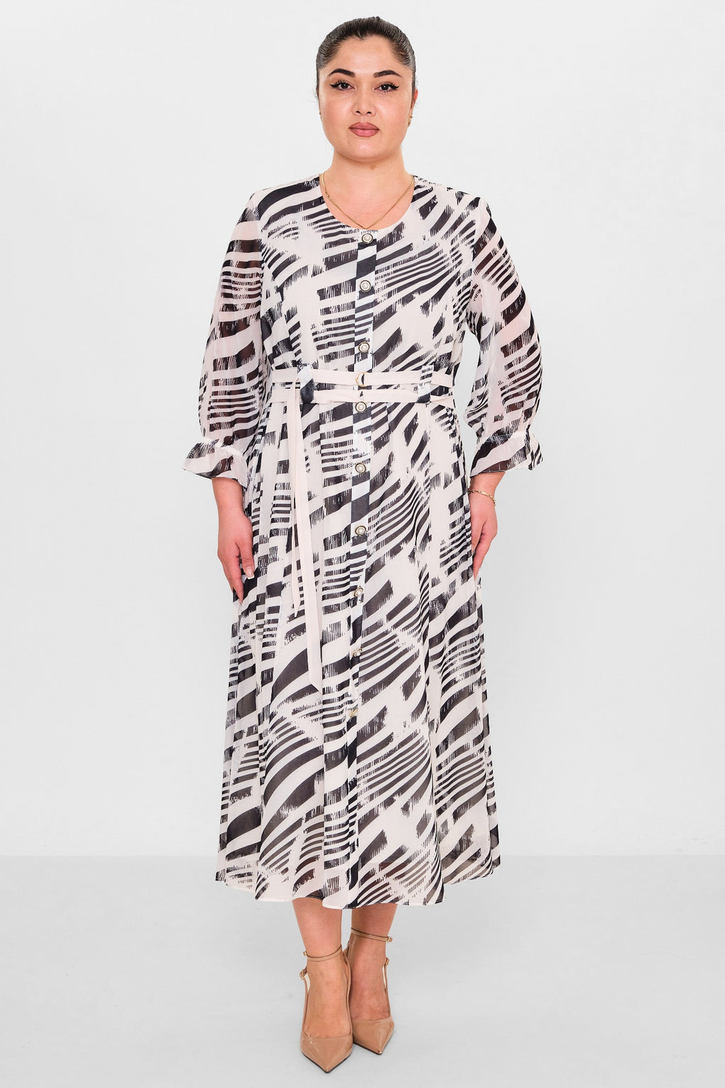 Gumanize - Plus Size Dress (GMZ2026-545-8131) - 8690200144783