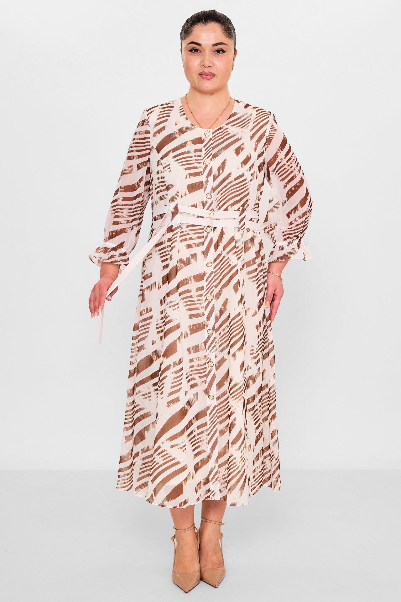 Gumanize - Plus Size Dress (GMZ2026-545-8131) - 8690200144790