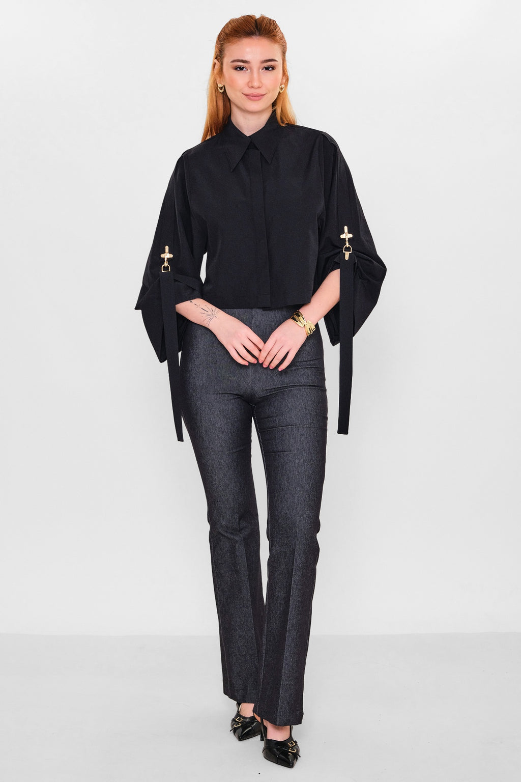 Mamulier - Plus Size Shirt (MML26Y7010) - 8690200145001
