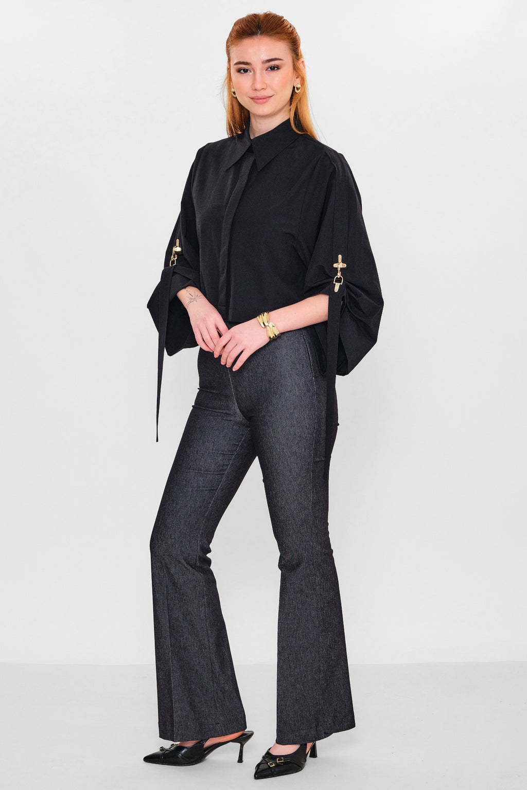 Mamulier - Plus Size Shirt (MML26Y7010) - 8690200145001
