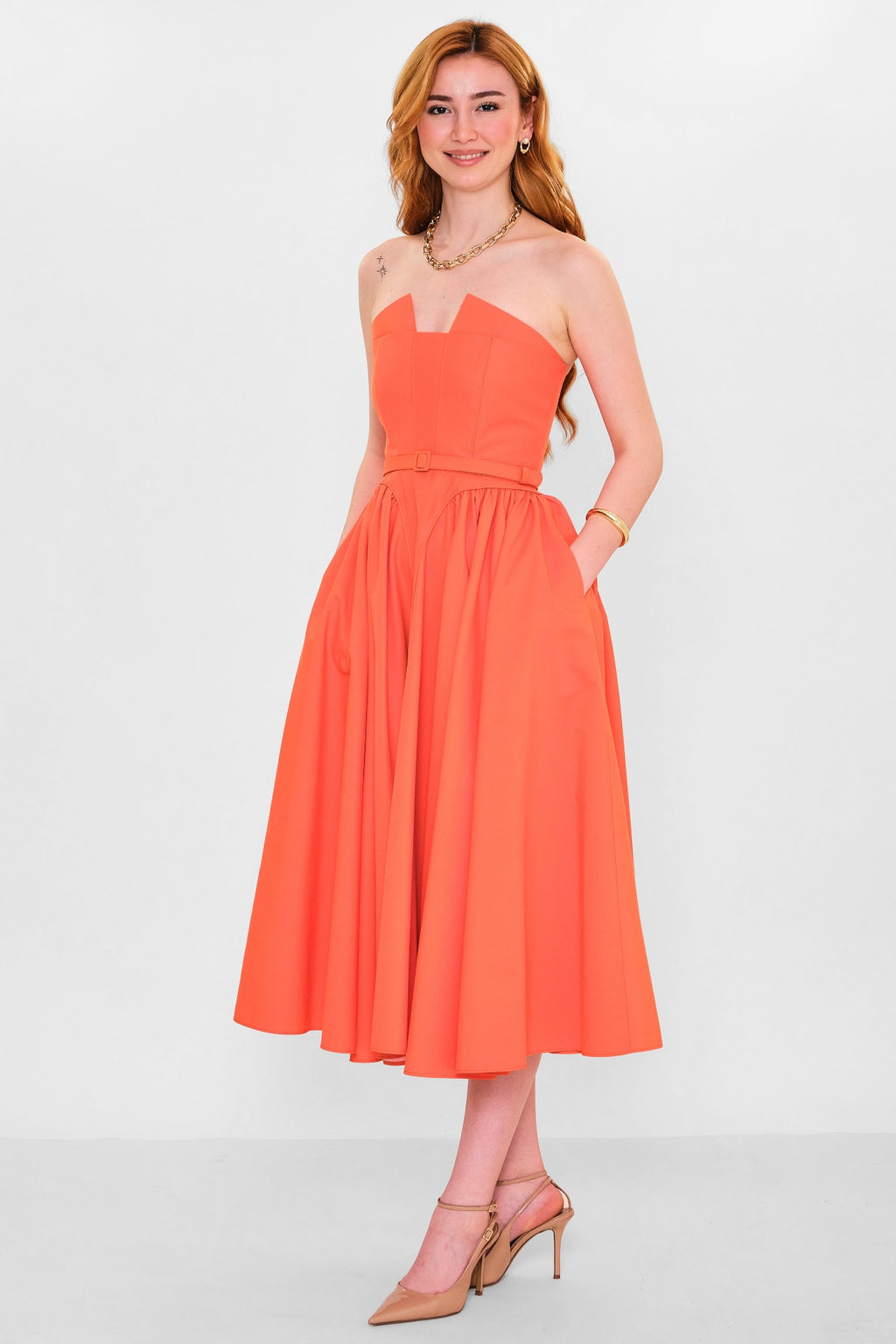 Mamulier - Plus Size Dress (MML26Y7027) - 8690200145025
