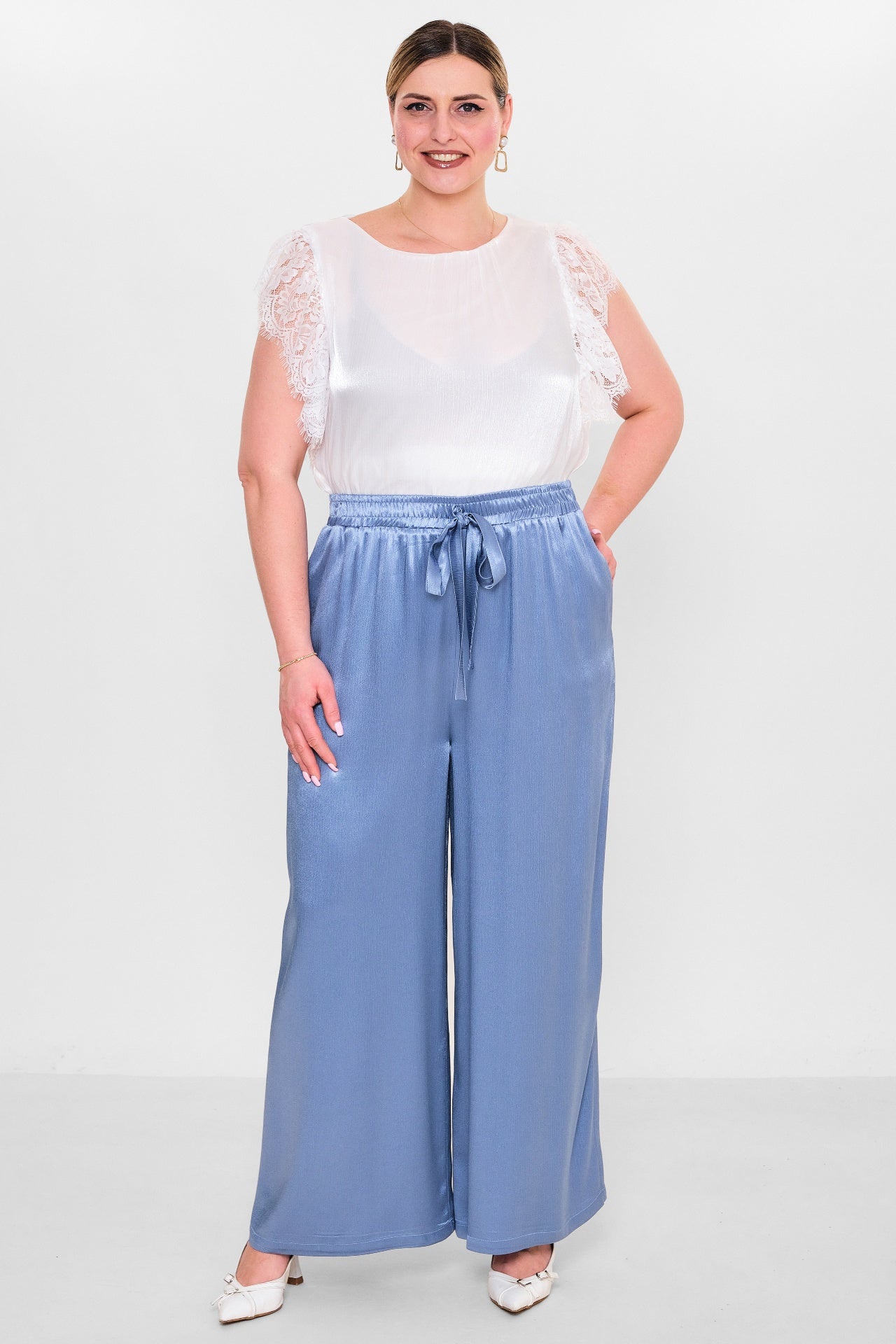 Laluce - Plus Size Trousers (L2.Y26.PNT.2P228) - 8690200145476