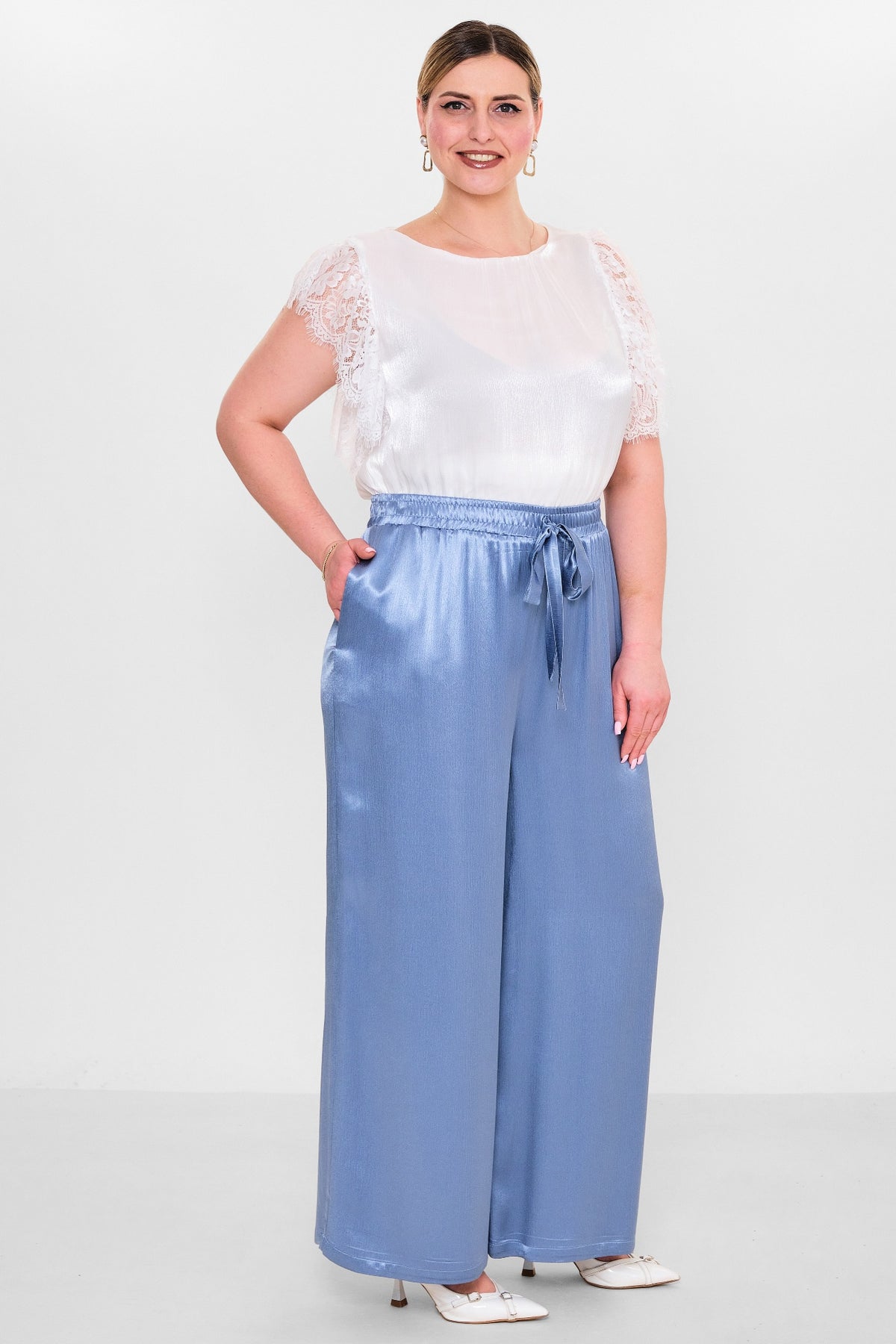 Laluce - Plus Size Trousers (L2.Y26.PNT.2P228) - 8690200145476