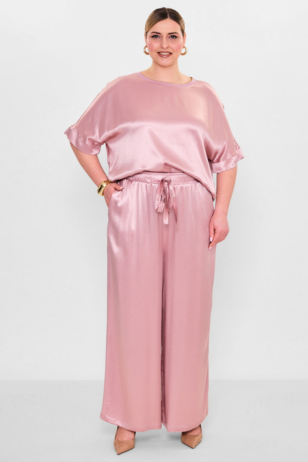 Laluce - Plus Size Trousers (L2.Y26.PNT.2P228) - 8690200145483