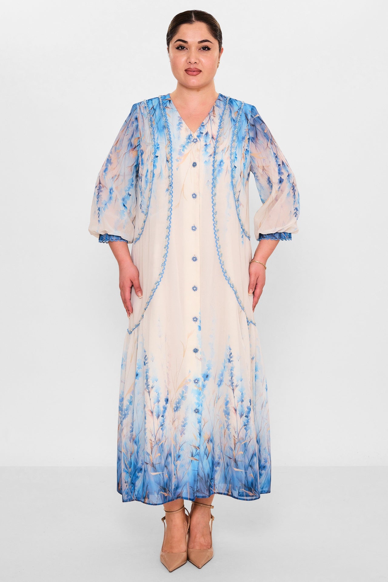 Gumanize - Plus Size Dress (GMZ2026-176-7772) - 8690200145599