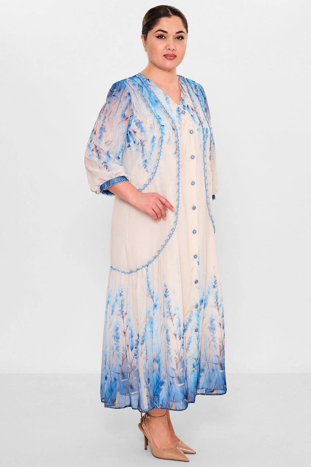 Gumanize - Plus Size Dress (GMZ2026-176-7772) - 8690200145599