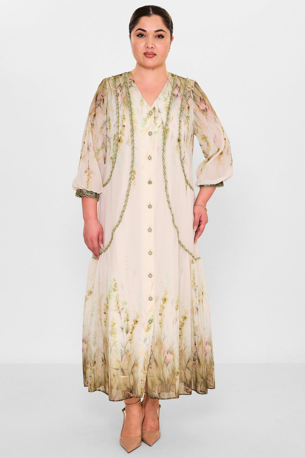 Gumanize - Plus Size Dress (GMZ2026-176-7772) - 8690200145612