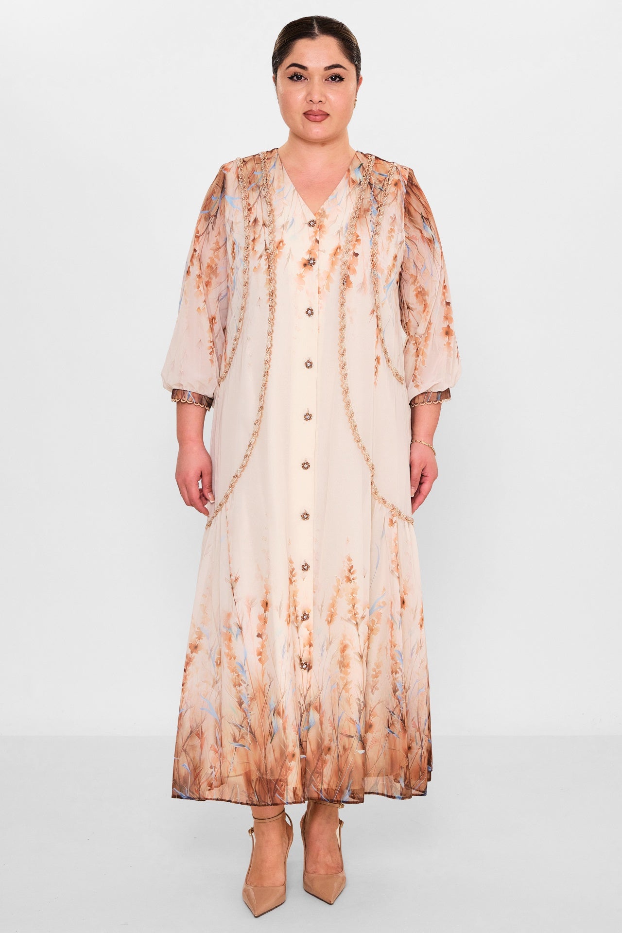 Gumanize - Plus Size Dress (GMZ2026-176-7772) - 8690200145629