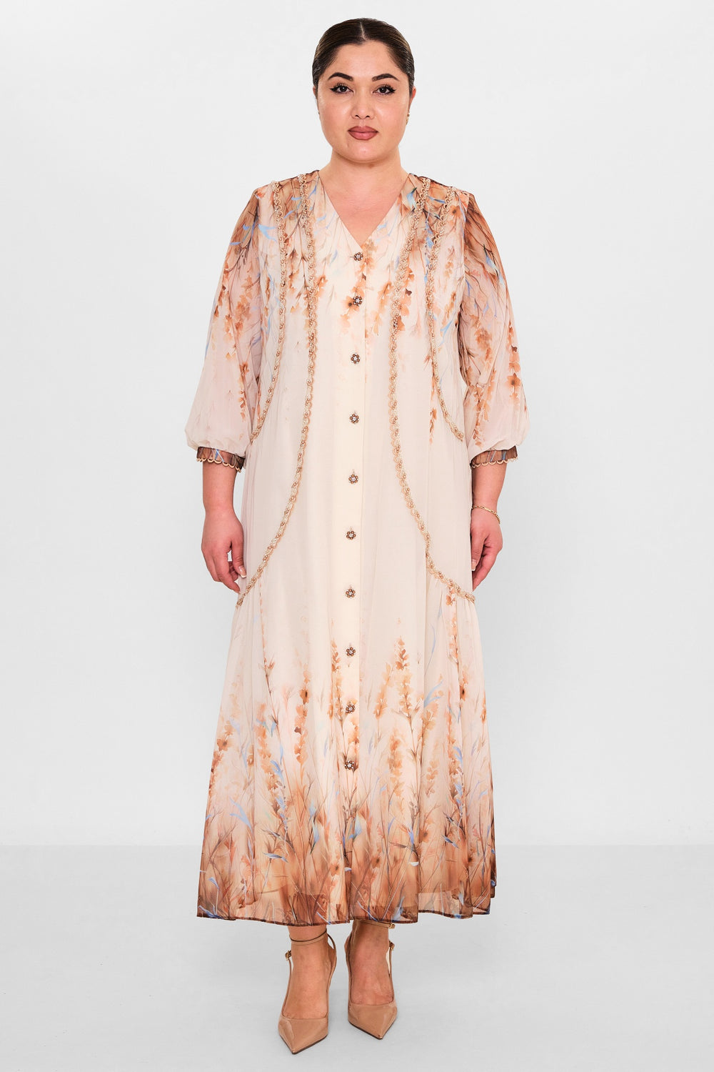 Gumanize - Plus Size Dress (GMZ2026-176-7772) - 8690200145629