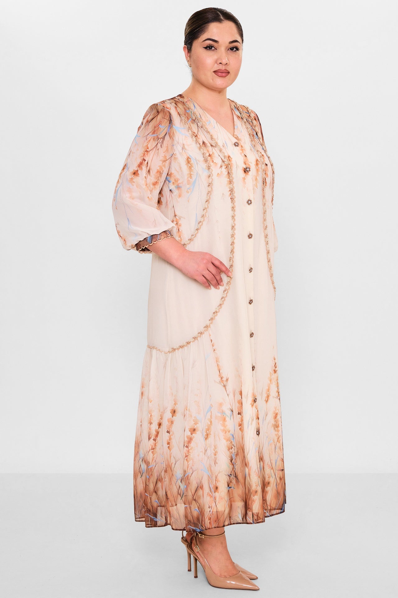 Gumanize - Plus Size Dress (GMZ2026-176-7772) - 8690200145629