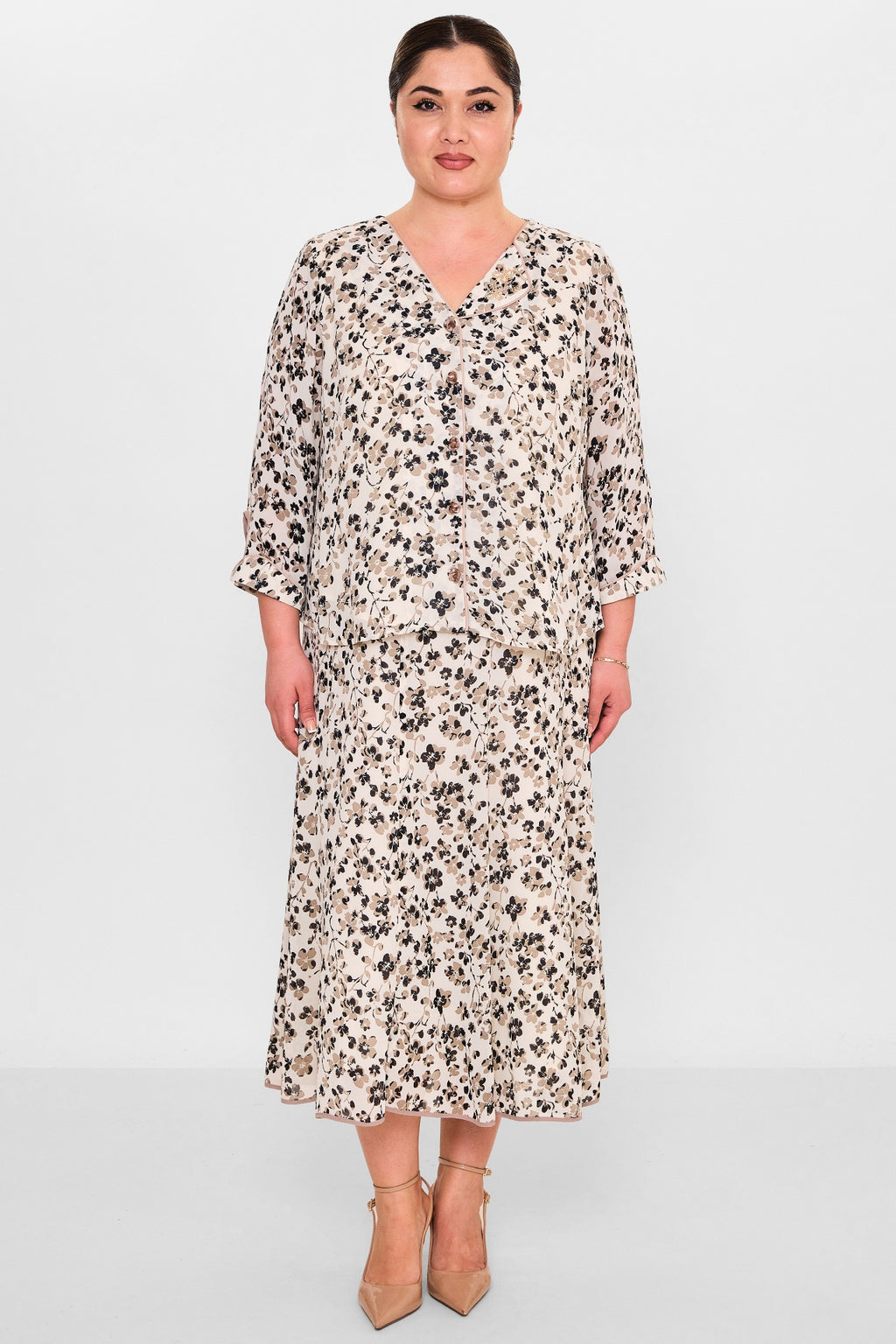 Gumanize - Plus Size Dress (GMZ2026-449-8144) - 8690200145636