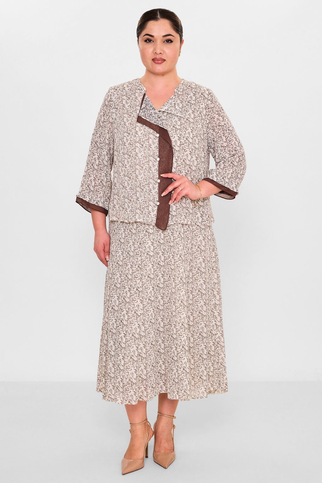 Gumanize - Plus Size Dress (GMZ2026-613-8185) - 8690200145681
