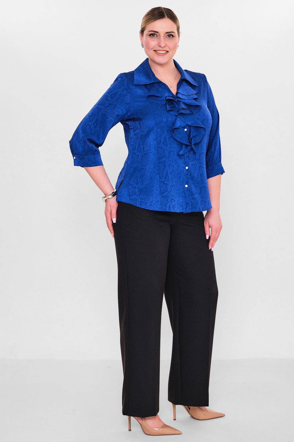 Kifayet - Plus Size Shirt (KFY26Y18508-01) - 8690200145803
