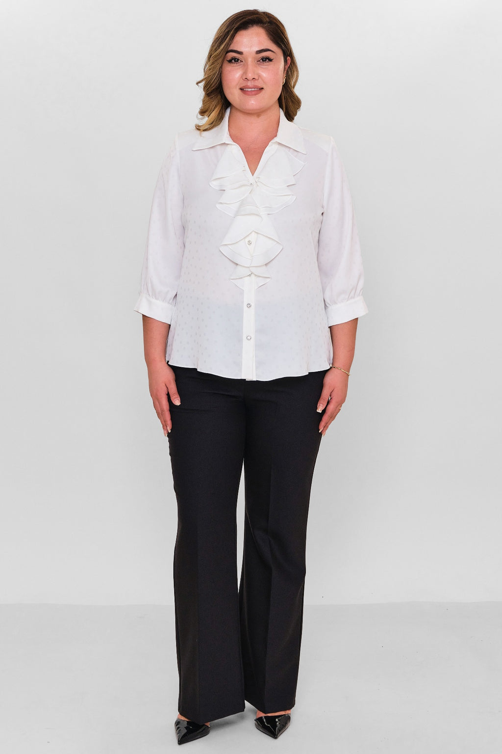 Kifayet - Plus Size Shirt (KFY26Y18508-01) - 8690200145834