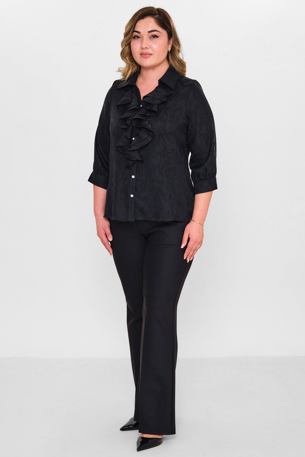 Kifayet - Plus Size Shirt (KFY26Y18508-01) - 8690200145841
